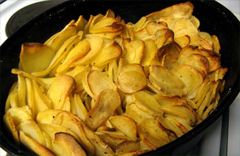 valkosipuliperuna ruokaohje